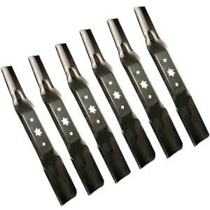 (AM) 742-05052A (6) Mower Blades Compatible with Cub Cadet MTD 942-05052A XT1 XT2 RZT-L50 50" Deck 13AQA1KQ897, 17ARCBDQ099 + Many Other Models (AM) 742-05052A (6) Mower Blades Compatible with Cub Cadet MTD 942-05052A XT1 XT2 RZT-L50 50" Deck 13AQA1KQ897, 17ARCBDQ099 + Many Other Models