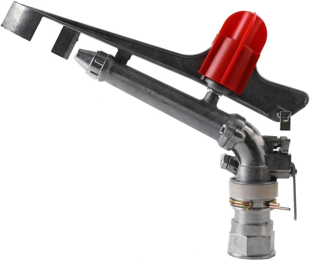 1.5" Agriculture Farm Irrigation Sprinkler Lawn Sprinkler Irrigation Spray Gun Large-Area Watering Spray 360 Rotary Farm Lawn Garden Irrigation