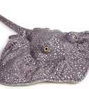 ZHONGXIN MADE Simulation Stingray Fish Plush Toys Stuffed Animal - 20 inch Manta Ray Bass Leopard Stingray Deep Sea Toy, Cute Skate Fish Toy as Gift for Kids