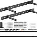 VEVOR Floating Shelf Brackets 2 Pcs, 150 lbs/68 kg Weight Capacity, 22x6.2x1.5 Inch / 558.4x157.4x38.1 Mm, Heavy Duty Hidden Shelf Brackets Support, Wall Mounting Invisible Floating Shelves Bracket