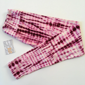 TC LuLaRoe Leggings ~ Magenta & Pink Tie Dye Pattern ~ Sizes 12-18 Tall & Curvy, Pack of 2