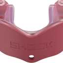 Shock Doctor Mouth Guard Sports, Hockey, Lacrosse, Baseball, Wrestling Moutguard, Gel Max Heavy Duty Protection & Custom Fit, Football Mouth Guard with Strap, Adult & Youth Mouthguard (Maroon)
