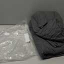 Amazon Basics 4 Piece Bed Sheet Set, 100% Cotton Jersey, Includes Super Soft, Flat and Fitted Sheets, Pillowcase, Queen, Dark Gray, Solid