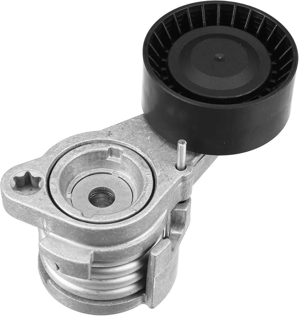 X AUTOHAUX Drive Belt Tensioner Assembly with Pulley for BMW 528i F10 Sedan 2009-2011 Serpentine Belt Tensioner for BMW X3 F25 SAV 2009-2012 Replace 11288620022