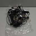 100ft 2-Pack Outdoor G40 LED Globe String Lights Dimmable Waterproof Shatterproof Light Strings with 52 Bulbs Connectable Commercial Hanging Lights for Christmas Patio House Backyard Balcony Party (Black)