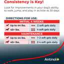 Antinol Plus, Mobility, Hip, and Joint Supplement for Dogs, Green-Lipped Mussels and Krill Oil - Dog Joint Supplement, Better and Faster Than Glucosamine and Chondroitin, 60 Soft Gels