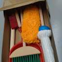Melissa & Doug Dust Sweep Mop, 6-Pc. Toddler Cleaning Set with Kids Broom & Accessories, Preschool Learning Activities & Kids Toys for Girls & Boys 3+, 30.0 x 9.75 x 4.25