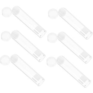 Yardwe 6Pcs Coin Storage Tubes for Quarter Holders Airtight Plastic Container for Coin Collectors and Businesses for Coin Organization and Protection
