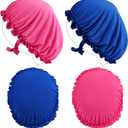 4 Pcs UV Protection Tanning Face Cover Bonnet Cap Set Tanning Mask and Hair Cap Protective Bonnet for Women