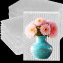 100PCS Clear Bubble Pouches Wrap Bags, 8 x 12 Inch Bubble Out Bag Pouch for Packing & Shipping, Double Layer Bubble Cushion Wrap Bags Protective Bubble Pouches Bags for Moving and Storage