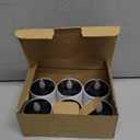 Homemory Solar Candles Outdoor Waterproof, Dusk to Dawn Outdoor Lighting, Reusable LED Tea Light Candles for Lantern Garden Camping and Home Decor, 2.3''x2'', Pack of 6