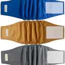 Reusable Dog Diapers Male High Absorbing Belly Band for Male Dogs Washable Belly Bands for Male Dogs 5 Pack (M, 11” - 14” Waist)