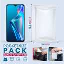 Noe & Malu 20-Pack Emergency Disposable Rain Ponchos for Adults  100% Waterproof with Hood | Clear Lightweight Unisex Raincoats for Camping, Hiking & Travel