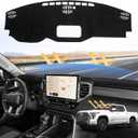 Dash Cover for 2026 2025 2024 2023 2022 Toyota Tundra Dashboard Cover Mat for Tundra Accessories Sun Shade Tundra Suede Dash Mat Nonslip Mesh Protector No Glare