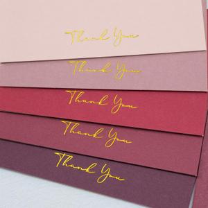 Crisky Burgundy Red Thank You Cards with Envelopes & Stickers 50 Pack Bridal Shower Graduation Thank You Cards Small Business, Wedding Baby Shower Birthday Funeral Notes Bulk