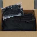 Hosuly Banister Guard 50 x 3 ft Balcony Netting for Kids Pets Stairway Safety Net Baby Fence Door Balcony Netting Safety Mesh Stair Net with No Drilling for Apartment Railing(Black)