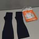 TOFLY 20-30mmHg Open Toe Compression Socks for Women & Men Portable Compression Stockings for Varicose Veins, Edema, Shin Splints, Nurses & Pregnant Relief Travel, Navy Blue M