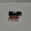 Rimless Y2k Sunglasses For Women Men Rectangle Vintage glasses Fashion Flame Metal Sunglass Frameless Retro Eyewear (Dark Red)