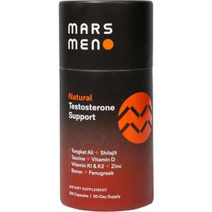 Testosterone Booster for Men - Natural Supplement Premium Tongkat Ali, Fenugreek, Shilajit & Boron - Male Support - Libido, Energy & Muscle Growth Support - 30 Servings, BB: 02/2029