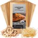 Bigger 12 PK, Cedar Planks for Grilling Salmon,11"x 5.5" Better Smoking, Add Best Smoky Flavor to Salmon, Veggies, Restaurant Quantity, Fruit Wood Smoking Chips, Fire Starter Fiber