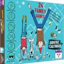 NEW 2025 Advent/Countdown Calendar FAMILY GAMES. 24 OF THE BEST EVER FAMILY GAMES IN ONE BOX  put the screen aside and enjoy hours of FUN. Comes with a step-by-step picture guide. For kids aged 6+. The perfect family bonding experience