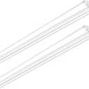 ANTLUX 110W 8FT LED Wraparound Ultra Slim Strip Lights, 12600LM, 5000K, 8 Foot LED Garage Shop Lights, Flush Mount Warehouse Office Ceiling Lighting Fixture, Fluorescent Tube Replacement, 2 Pack