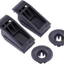 ApplianPar Hood Prop Rod Holder Retainer Clip and Grommet Kit for Honda Accord 2008-2012 Set of 2