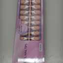 Canvalite French Tip Press on Nails Gel Nail Tips - 300Pcs Pre-Colored Quick and Easy Press on Nails Almond Fake Nails with Designs DIY Nail Extensions Valentines Day Gifts for Her, Pink White