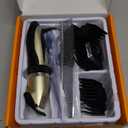 oneisall Dog Clipper Low Noise, Dog Grooming Kit with Rechargeable, Pet Shaver Cordless Electric Quiet Hair Clipper Set for Dogs Cats PetsGold