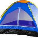 2-Person Dome Tent  Easy Set Up Shelter with Rain Fly and Carrying Bag for Camping (Blue)