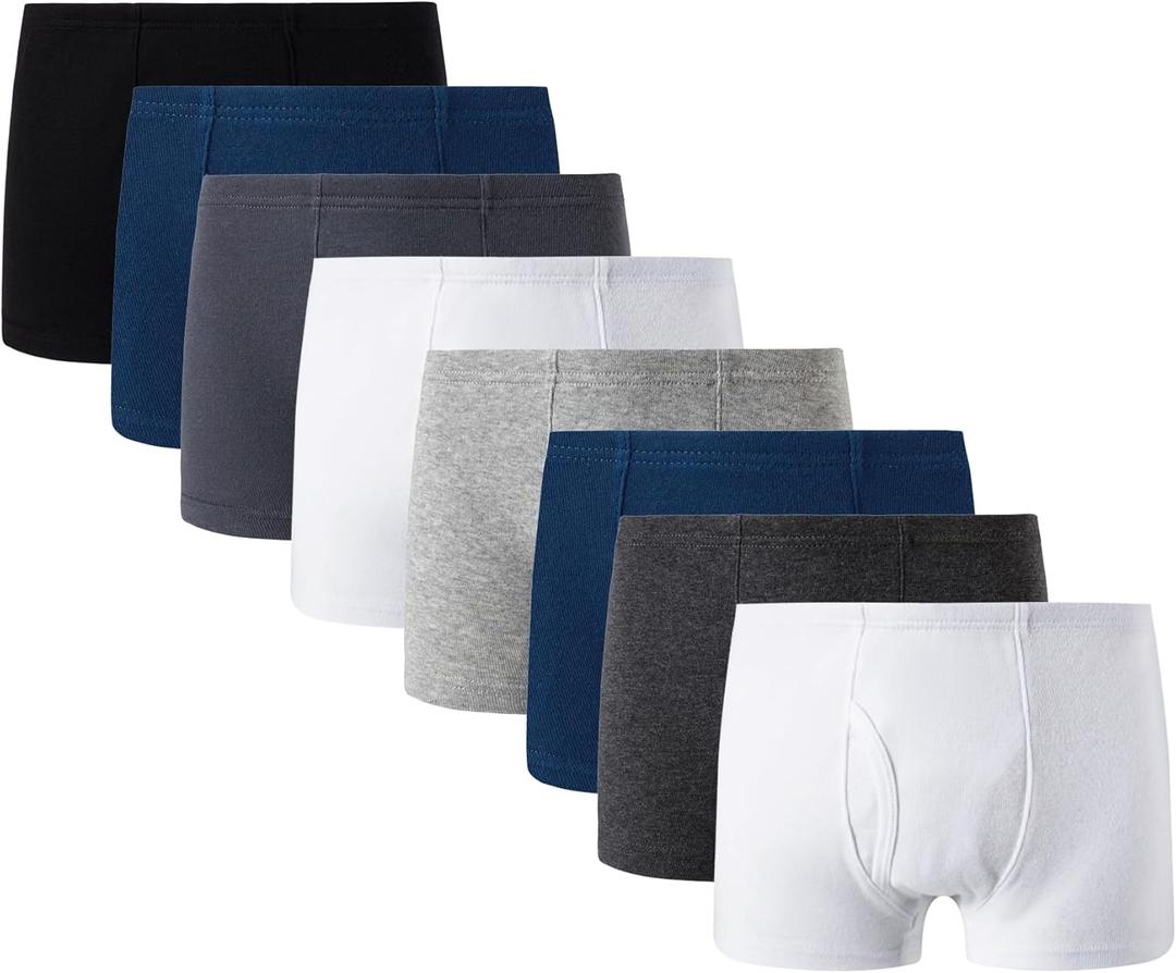 Winging Day Little Boys' Cotton Brief Soft Underwear Multipack (12, 8-pack Color 22#)