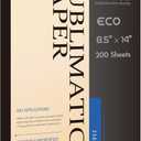 A-SUB Sublimation Paper 8.5x14 Inch-200 Sheets Heat Transfer Paper for Light Colored Fabric and Other Blanks, Works with Inkjet Printer and Sublimation Ink 125g