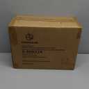 Famiware Milkyway Plates and Bowls Sets, 12 Pieces Dinnerware Sets, Reactive Glaze Dish Set, Stoneware Dishes Set for 4, Matte Beige White