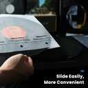 Vinyl Record Rice Paper Inner Sleeves: 12" Anti-Static LP Sleeves Album Record Acid-Free Clear Protective Sleeves, 100pcs