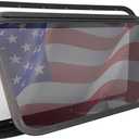 36"x20" RV Emergency Exit Window - DOT-Certified Tempered Glass, Security Lock, Waterproof Aluminum Frame w/Mesh Screen (Fits 1.57"-1.77" Walls, Complete Kit)