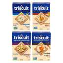 Triscuit Whole Grain Wheat Crackers 4 Flavor Variety Pack, Lunch Snacks, Bulk Snack Crackers, 4 Boxes EXP Date 23 Sep 2025
