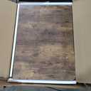 GarveeHome Industrial Dining Table for 6-8 People, 78.7 in Long Kitchen Table with Sturdy Metal Frame & Rustic Brown Finish - Seats 6 Rectangular Counter for Dinner, Easy to Install(Only Table)