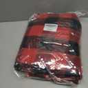 G Gradual Men's Flannel Jacket Fleece Sherpa Lined Hoodies Zip Up Plaid Shirt Warm Winter Jackets for Men with Zipper Pockets (Red, M)