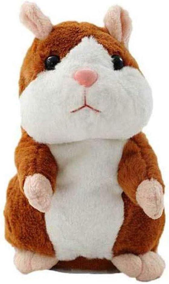 BestLand Plush Interactive Toys PRO Talking Hamster Repeats What You Say Electronic Pet Chatimals Mouse Buddy for Boy and Girl, 5.7 x 3 inches