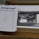 SUPERJARE 94.5 Inch Sofa Table with 2 Power Outlets and USB-C Ports, 5.9 Inch Narrow Console Table with Storage, Long Entryway Hallway Couch Table Behind Sofa, Small Spaces, Living Room, Rustic Brown