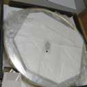 Round Gold Mirror 18 inch, Brushed Matte Gold Metal Framed Circle Wall Mirror for Bathroom Vanity,Living Room,Entryway,Hallway,Home Decor