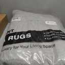 Area Rugs for Living Room: 9x12 Abstract Washable Rug Modern Neutral Large Soft Stain Resistant Non-Slip Backing Machine Table for Bedroom Dining Room Indoor Home Office Carpet - Gold Brown