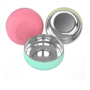 Bella's Friends Stainless Steel Baby Bowls with Silicone Sleeve 3 Pack, 5” for Toddlers Kids Feeding, Non-Slip, Non-Toxic, Mess-Free, Dishwasher Safe, Fit High Chair Size