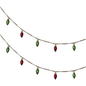 RAZ Imports 2022 No Place Like Home 6' Light Bulb Garland
