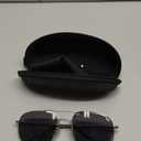 J+S Premium Military Style Classic Square Aviator Sunglasses, Polarized, 100% UV protection for Men Women