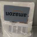 LAMIT 45 Inch Short Window Linen Curtains, Light Filtering Panels Back Tab and Rod Pocket Neutral Drapes for Cafe/Bathroom/Loft Room, Cream, 2 Panels, 34 x 45 Inch