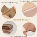 Fleece Tights for Women, tights for winter, Insulated Skin & Coffee Colors, S-M-L thermal pantyhose (S)