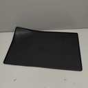 Dishwasher Drip Pan, Raised Edge Waterproof Pad, 60x50x1.5cm, Silicone Tray Mat, Appliance Drip Pan, Soft Portable Pad, For Kitchen Sink Cleaning Home Workshop (Black)