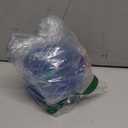 Nerf Dog 5.5in Translucent TPR Rumble Ball with Tri-Twist Handles -Blue