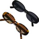 VANLINKER Polarized Retro Oval Sunglasses for Women and Men Small 90s Style VL9580